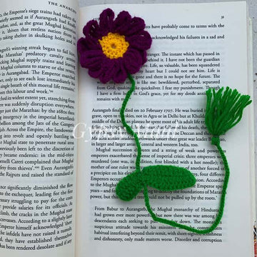 Purple Daisy Bookmark